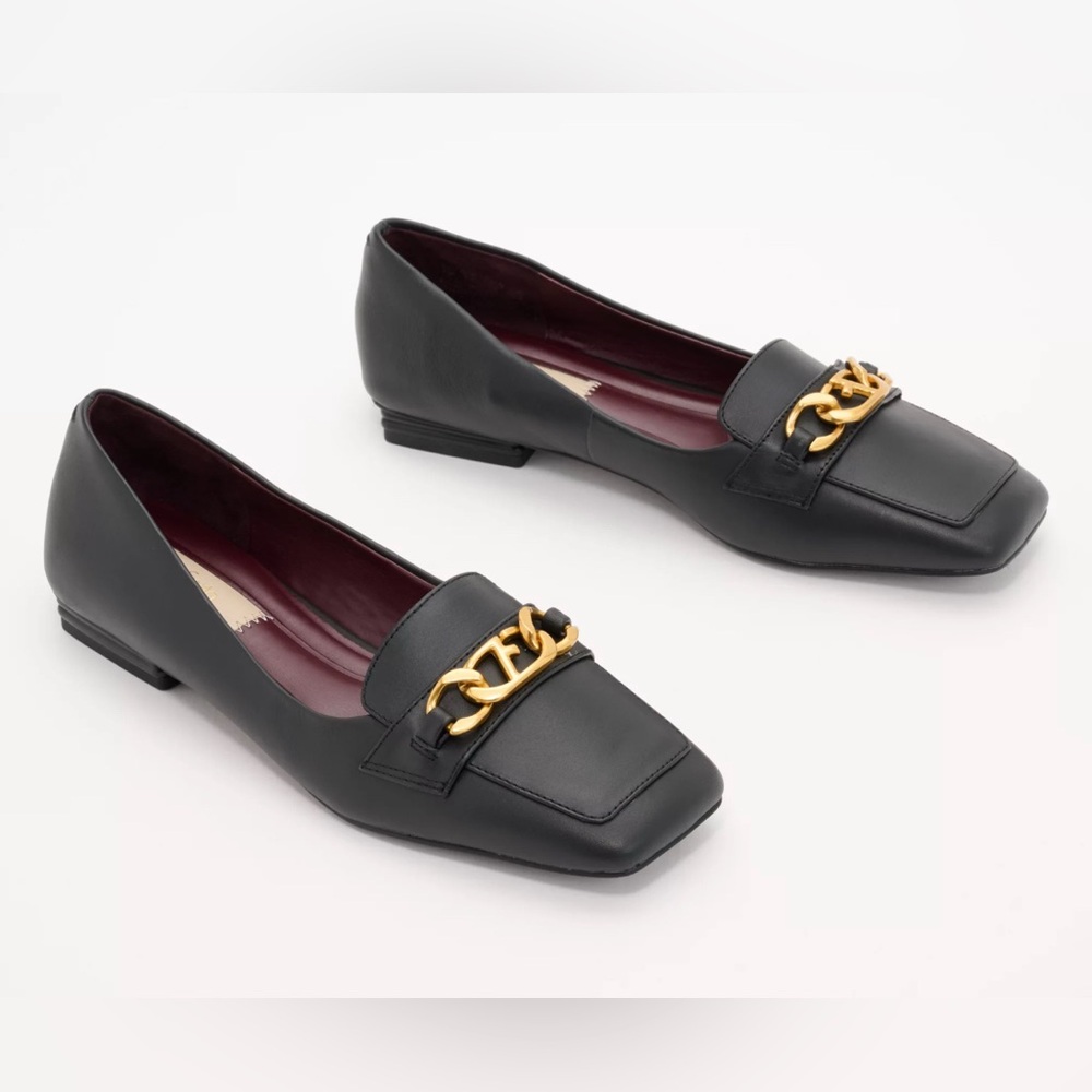 Franco Sarto Women's Tiari Slip On Black Flats Shoes Size US 6.5 M
